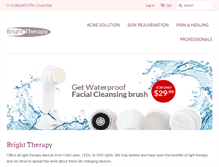 Tablet Screenshot of brighttherapy.com